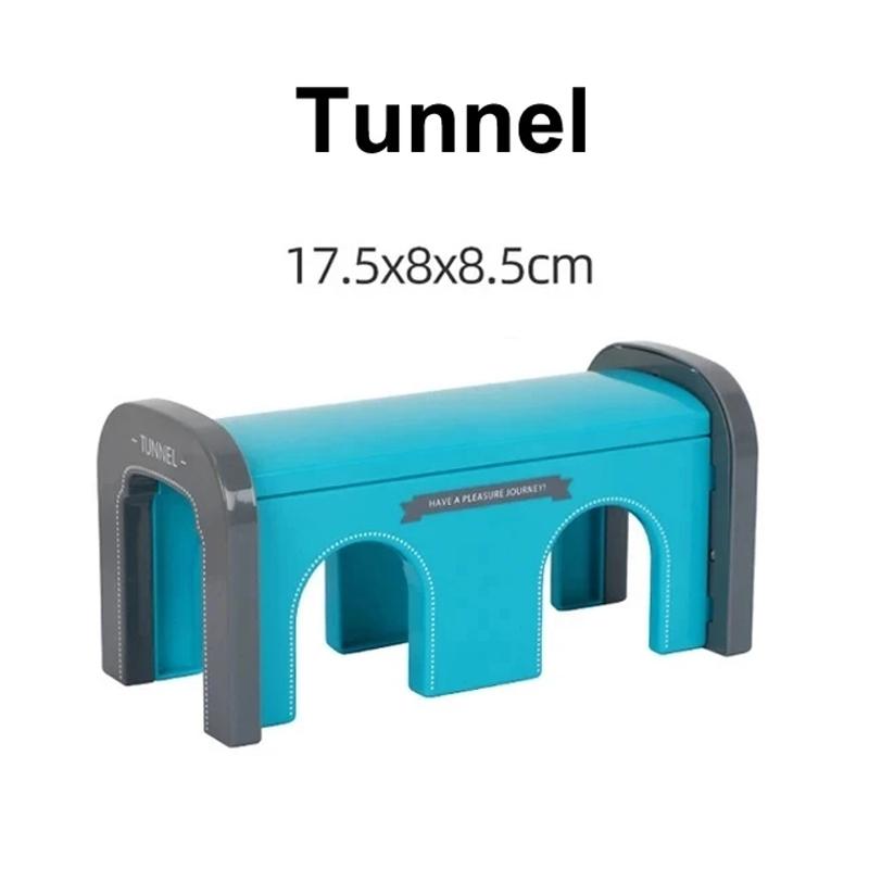 Wooden Tracks Accessories Plastic Tunnel Cave fit for Brand Wooden Train Tracks Railway Toys for Children Gifts