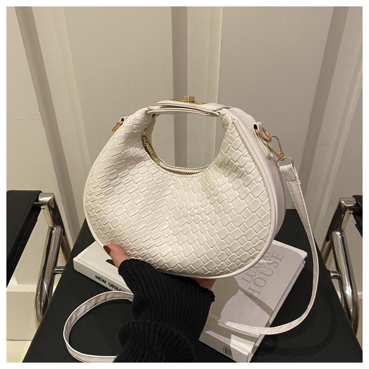 Nischendesign Mode 2024 Halbmond-Schultertasche - Damen Casual Handtasche & Umhängetasche