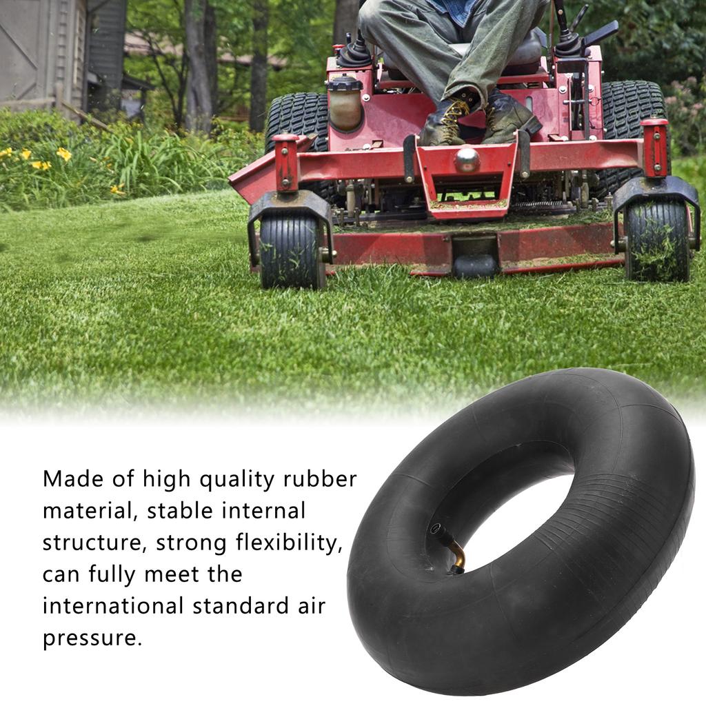 13 x 5,00?6 Gummi-Innenrohr, starke Flexibilität, langlebiges Innenrohr mit gebogener Öffnung für Rasenmäher