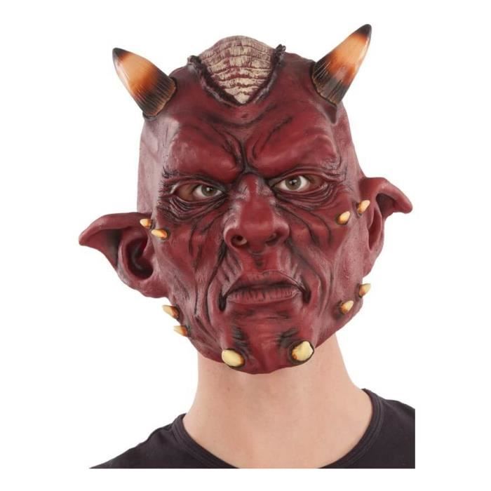 Dospělá démonická maska s rohy - DisfraZZes