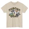Throat Goat Meme T Shirt for Men Women Funny Sunglasses Goats Graphic Retro Streetwear