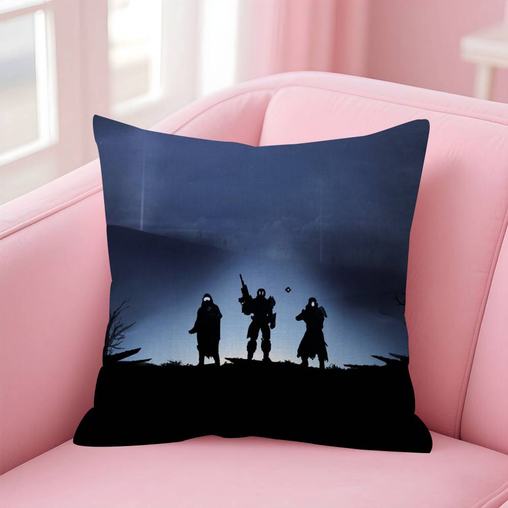 Destiny Raid Collection Video Game Pillow Gift Home Office Decoration Bedroom Sofa Car Cushion Cover case 45x45