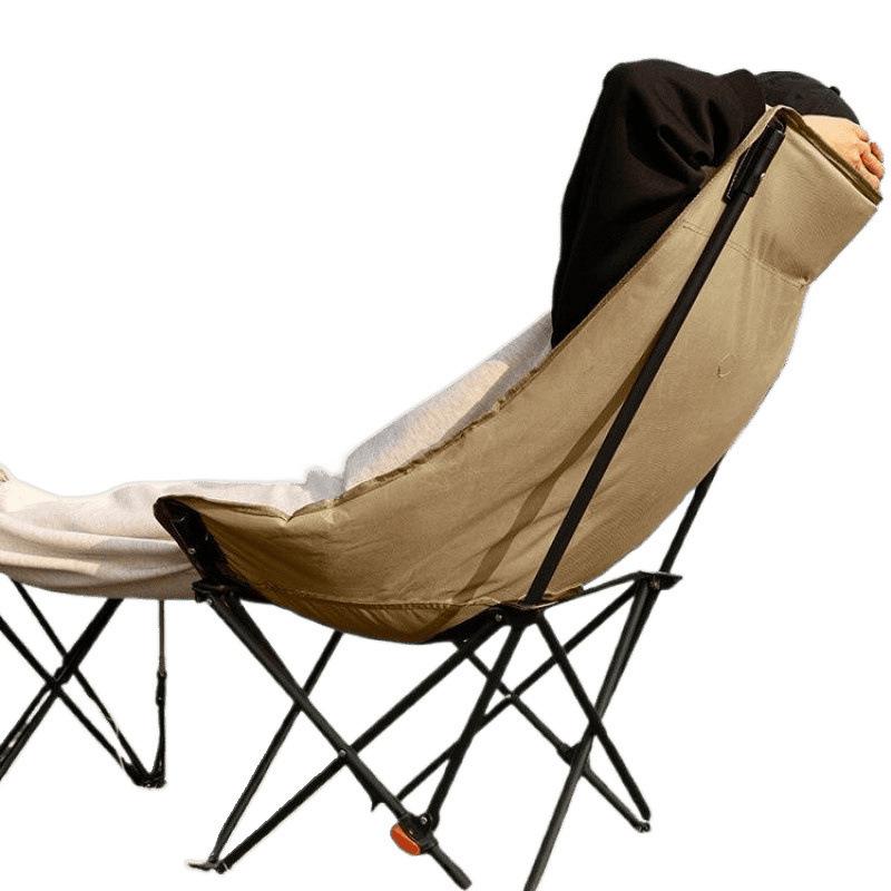 Adjustable Outdoor Folding Recliner Chair with Three-Position Backrest - Perfect for Office, Camping, or Relaxation