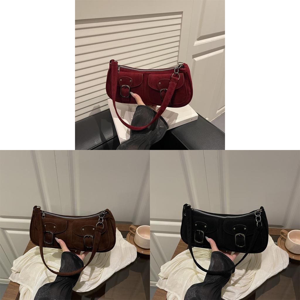 Street Style Crossbody Bag For Women With Zipper Closure And Inner Phone Pocket
