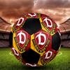 SIZE 5 Dynamo Dresden Soccer Ball Colorful All Ages Machine Stitched PVC Competition Ready Durable High-Bounce