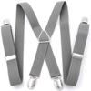 Bretelle da Uomo Regolabili Elastiche Schiena a X Bretella da Donna per Pantaloni Larghezza 2,5 cm 4 Clip Bretelle Elastiche Regolabili Posteriori