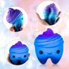 Squishies Spielzeug, hirsrian Langsam aufsteigende Squishy Spielzeuge Galaxie Jumbo Squishies Duftende Stressabbau Quetschpaket Beinhaltet Hirschzahn Panda Einhorn für Kinder