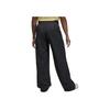 Jordan Solid Color Multi-Pocket Straight-Leg Casual Cargo Pants Women Bottoms Black DZ4437-010