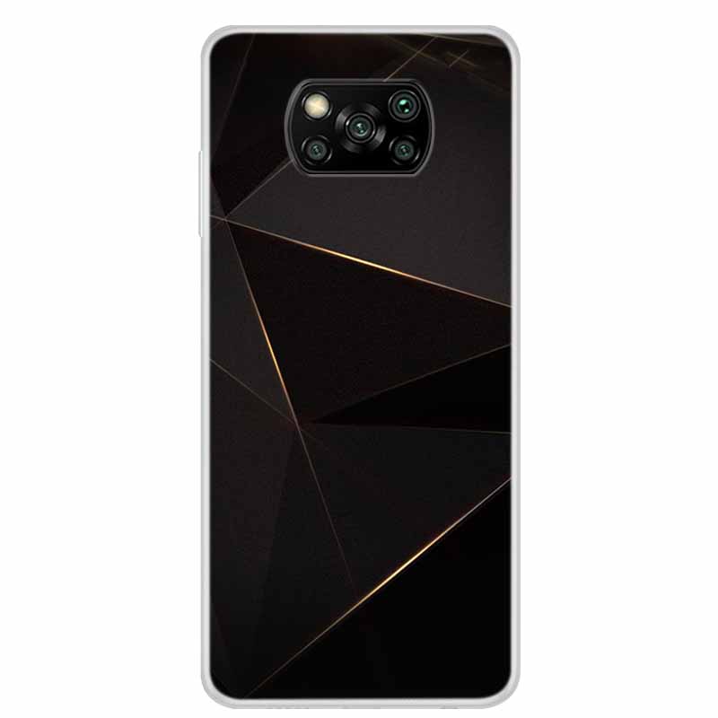 Flower Phone Case For Xiaomi Poco X6 Pro Cases Poco M6 Pro 4G F6 F5 F3 X6 X5 X3 Transparent Clear Soft Bumper Cover Bumper Funda