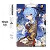 Anime Style Acrylic Clipboard and File Folder with Thickened Writing Pad