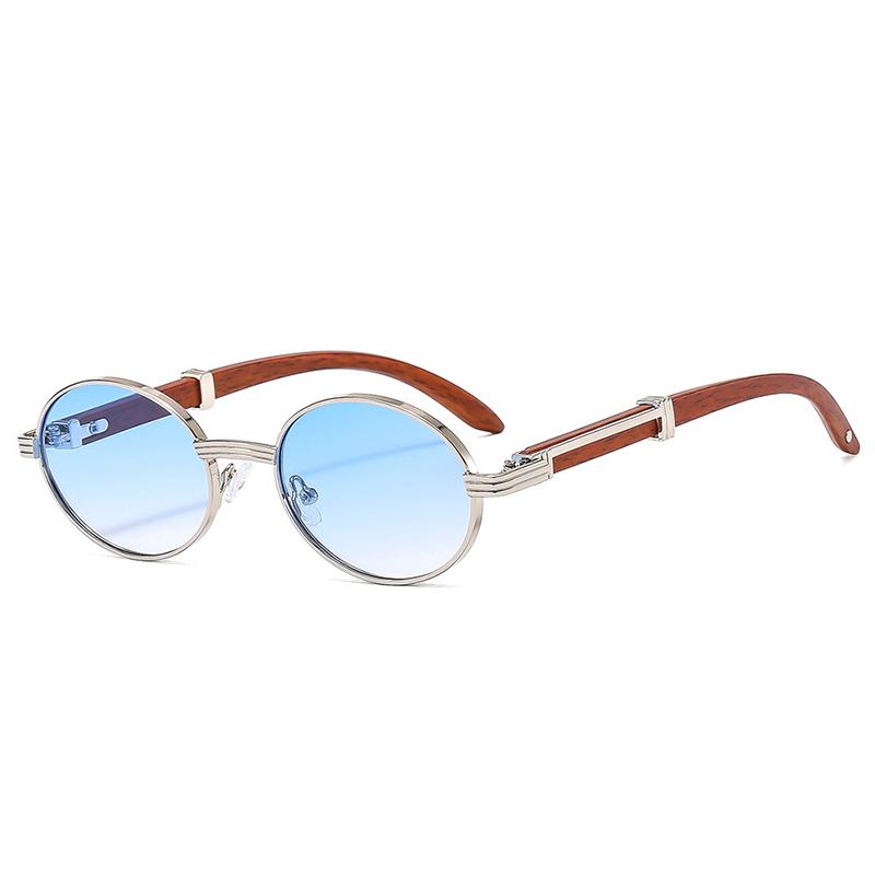 SHAUNA Retro Oval Men Sunglasses Fashion Brand Designer Clear Gradient Lens Eyewear Women Luxury Sun Glasses Shades UV400