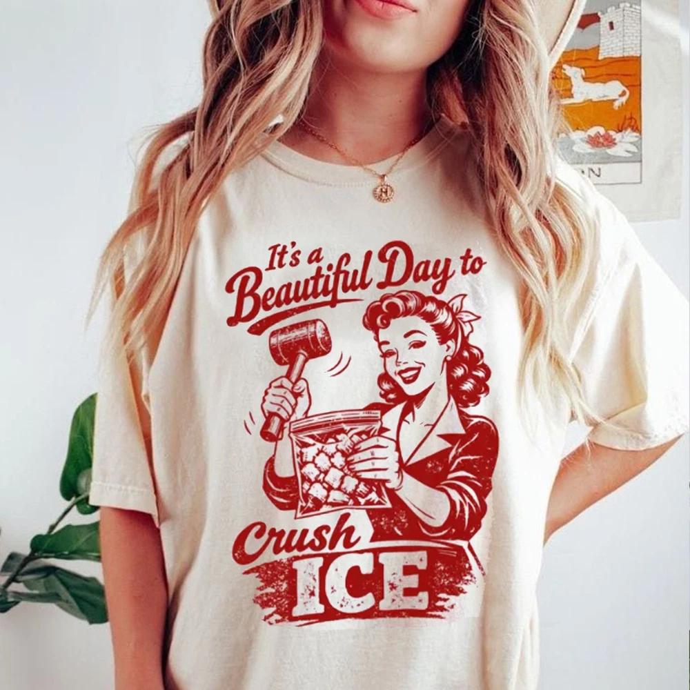 Beautiful Day To Crush Ice Tshirt Anti Ice Shirts Minneapolis Abolish Ice Tee S