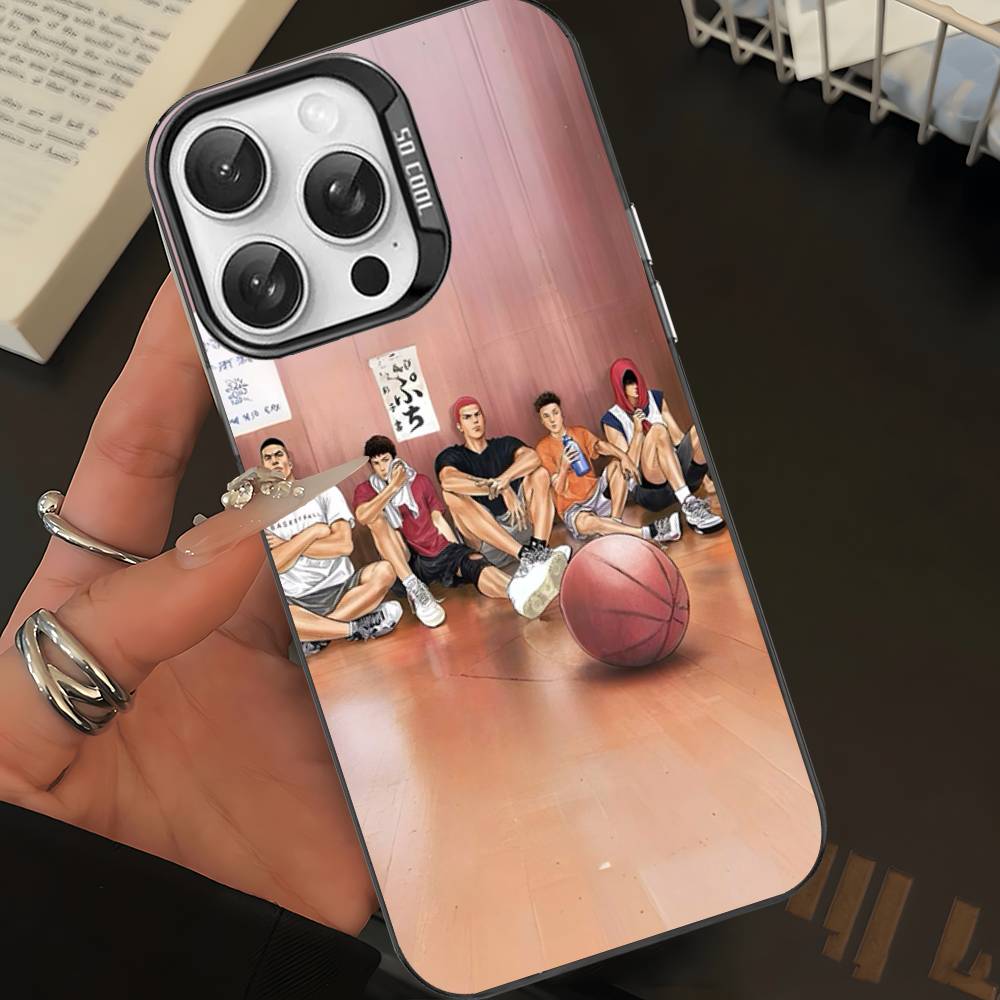 Japanese S-SLAM D-DUNK Phone Case For IPhone 17 16 Plus Pro Max 15 14 13 12 11 Matte Colorful Covers