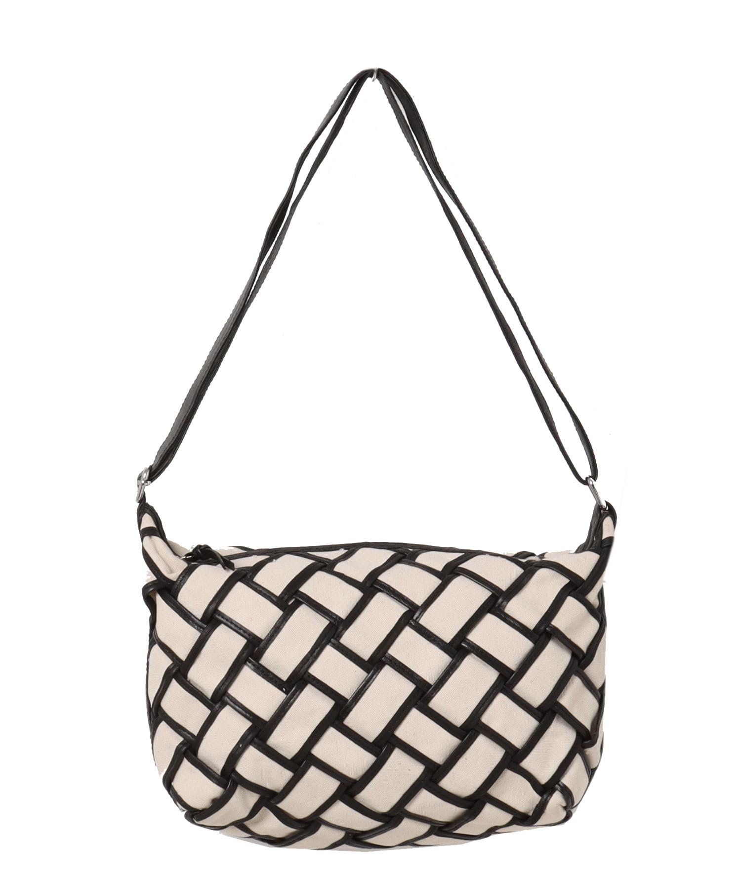 

ZUCCHERO Women s Shoulder Bag, Crossbody, Genuine Leather and Canvas, Zucchero 49971, Beige
