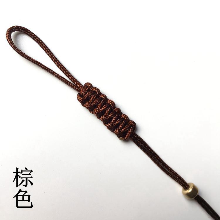 Hand-made Pot Nylon Rope With Small Jade Tea Ceremony Rope Purple Teapot Lid Rope Teapot Handle Tied Rope for Drink teapot