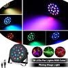 36-LED USB PAR Light, 18 Multi-color RGB LEDs, With Remote Control, For Stage Lighting.