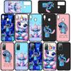 Phone Case for Samsung Galaxy S25 S23 S22 S21 S24 Ultra FE A05 A06 A15 A16 A36 A37 A35 A54 A55 A56 A57 A25 A26 A53 A17 Blue Lilo Stitch Lovely Cover