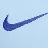 Nike Men's Blue Quick-Dry Polo T-Shirt with Logo Letters
