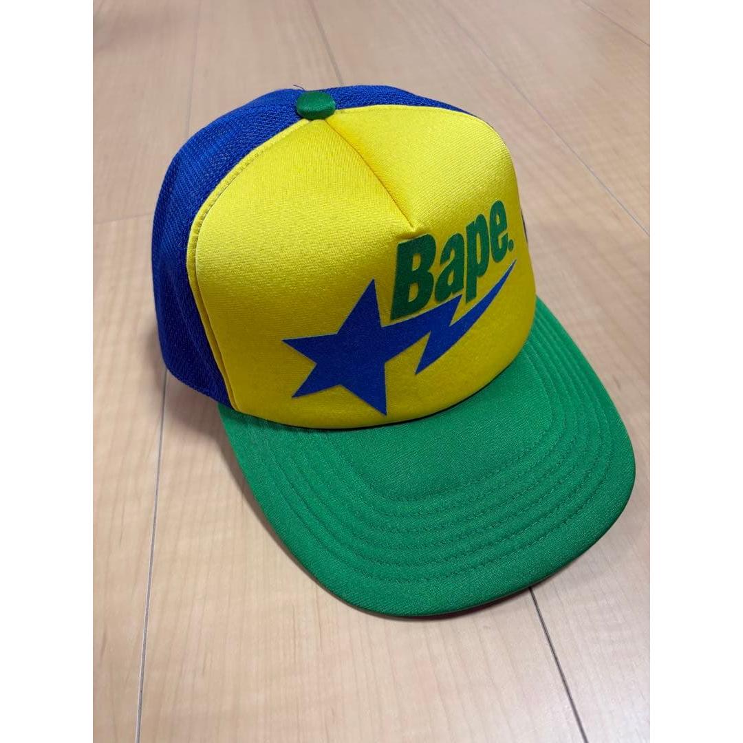 Used A BATHING APE APEE mesh cap hat