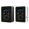 10 In 1 Air Quality Monitor Gas Detector Portable Smartair Quality Tester for CO2 CO TVOC HCHO Temp AQI PM2.5 10 Detect