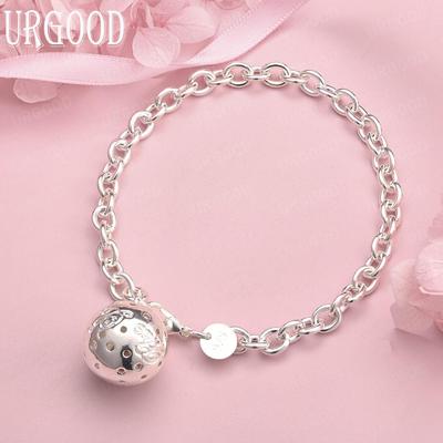 925 Sterling Silver Pendant Bracelet Fashion Wedding Jewelry