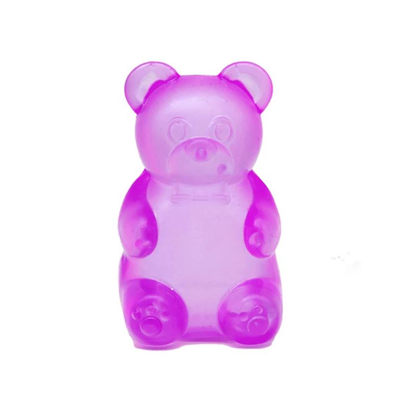 

Gummy Bear Fudge Squeeze Toy Colorful Jelly Bean Gummy Candy Fidget Toy Anti Stress Release Hand Relax Toy