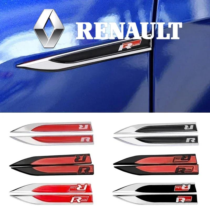 2pcs Metal 3D R line Logo Rline Car Fender Side Wing Emblem Badge Sticker For VW Golf 6 5 7 8 MK7 MK6 Tiguan Polo Sagitar Lavida zd0