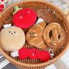 Plush Potato Croissant Keychain Charm & Wedding Toss Toy