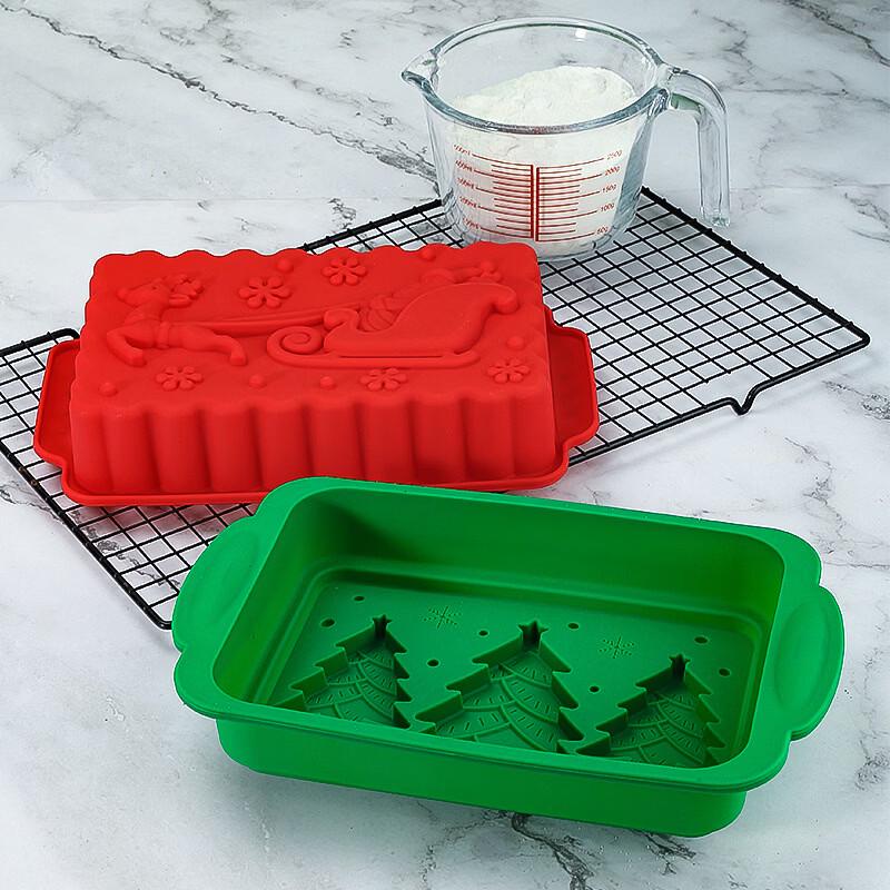 MDNG Silicone Christmas Tree Cake Molds