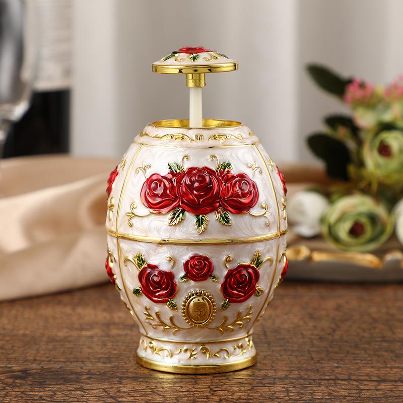 Toothpick Dispenser Case Automatic Retro Pop Up Toothpick Holder Storage Organizer Container Decoration for Home Decoration