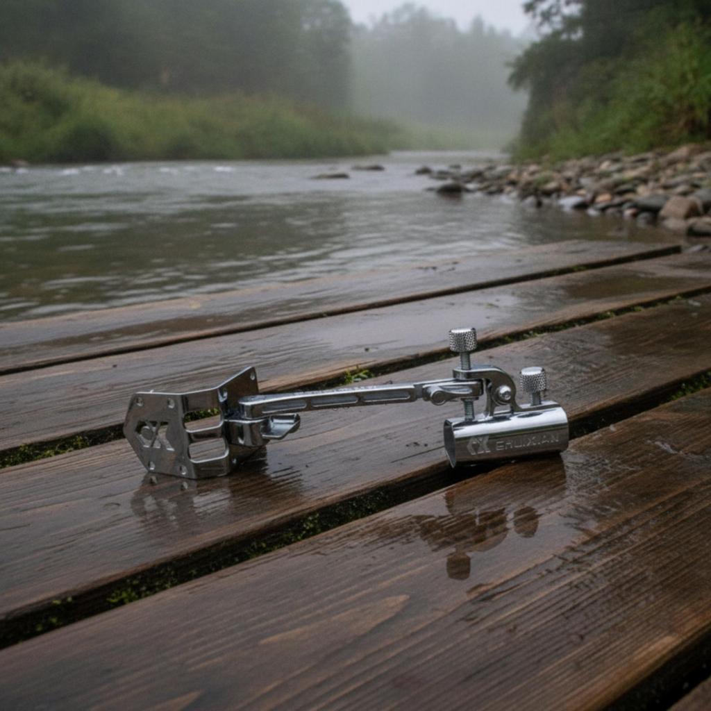 Fishing Rod Holder Resistant Hardware Easy to Install for Fishermen