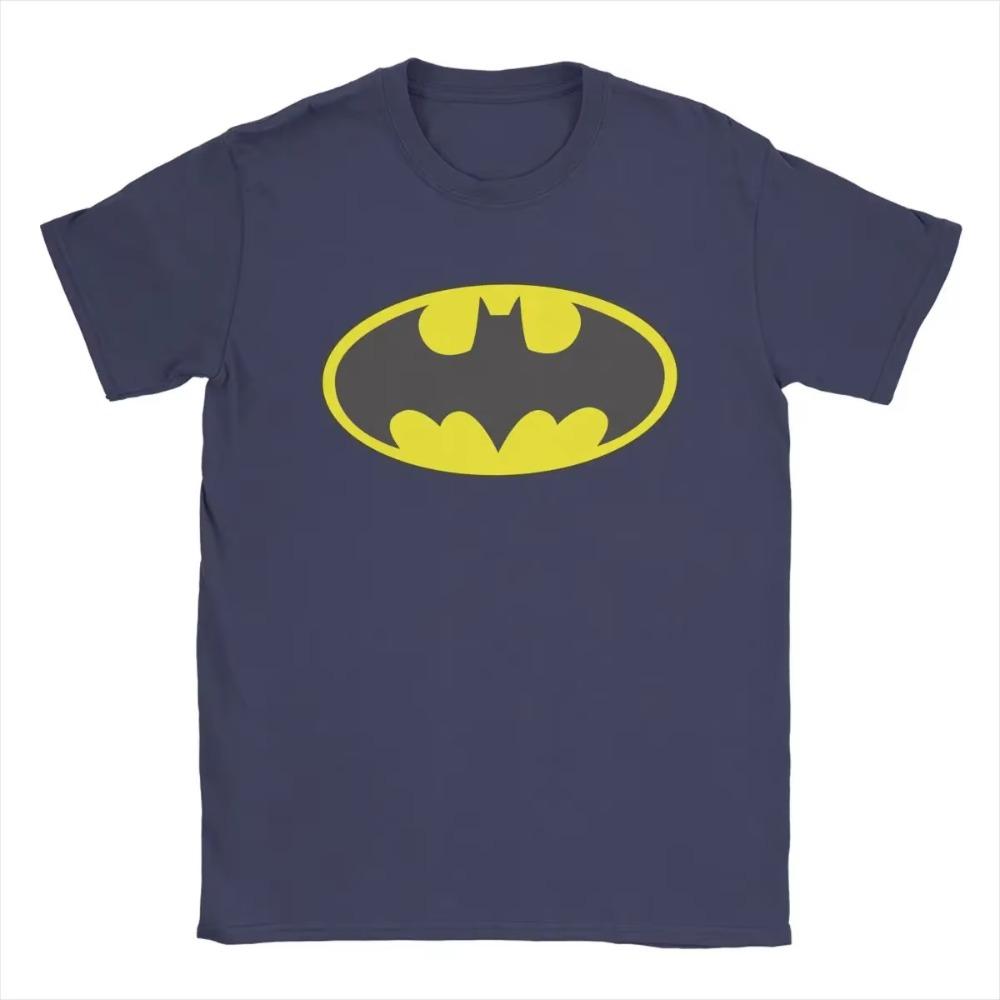 Bated Symbol Logo T-Shirt für Herren Reine Baumwolle Lustiges T-Shirt Rundhalsausschnitt Cartoon T-Shirt Kurzarm Kleidung 6XL