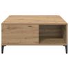 Artisan Oak Coffee Table 80 X 80 X 36.5 Cm Engineered Wood