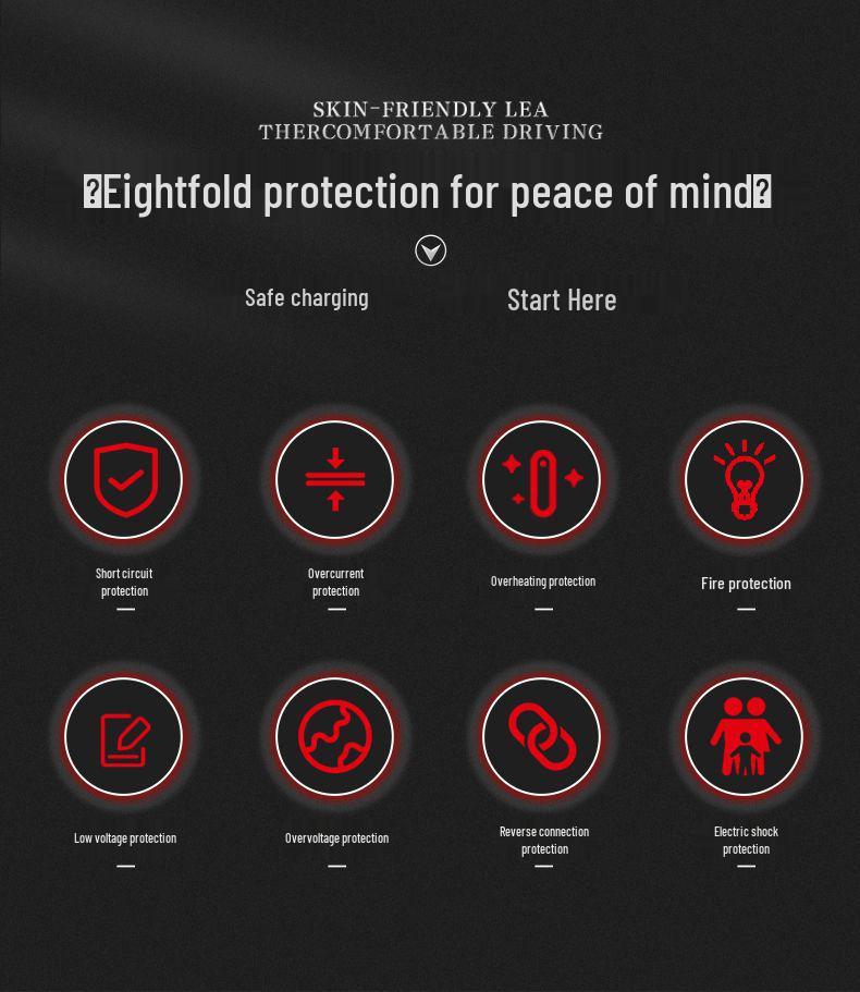 Universelles Hochleistungs-12V/24V Auto- & Motorrad-Batterieladegerät