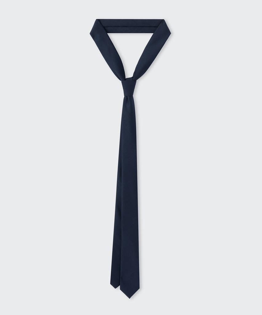MUSINSA STANDARD Wool Slim Solid Tie [Navy]