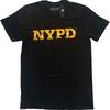 New York City NYPD Text Logo T-Shirt Black New Unisex T-Shirt