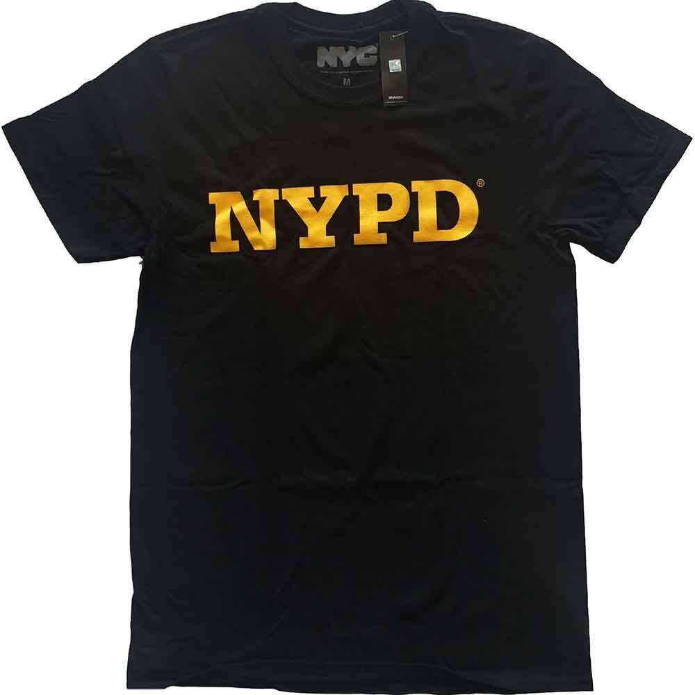 

New York City NYPD Text Logo T-Shirt Black New Unisex T-Shirt XXL