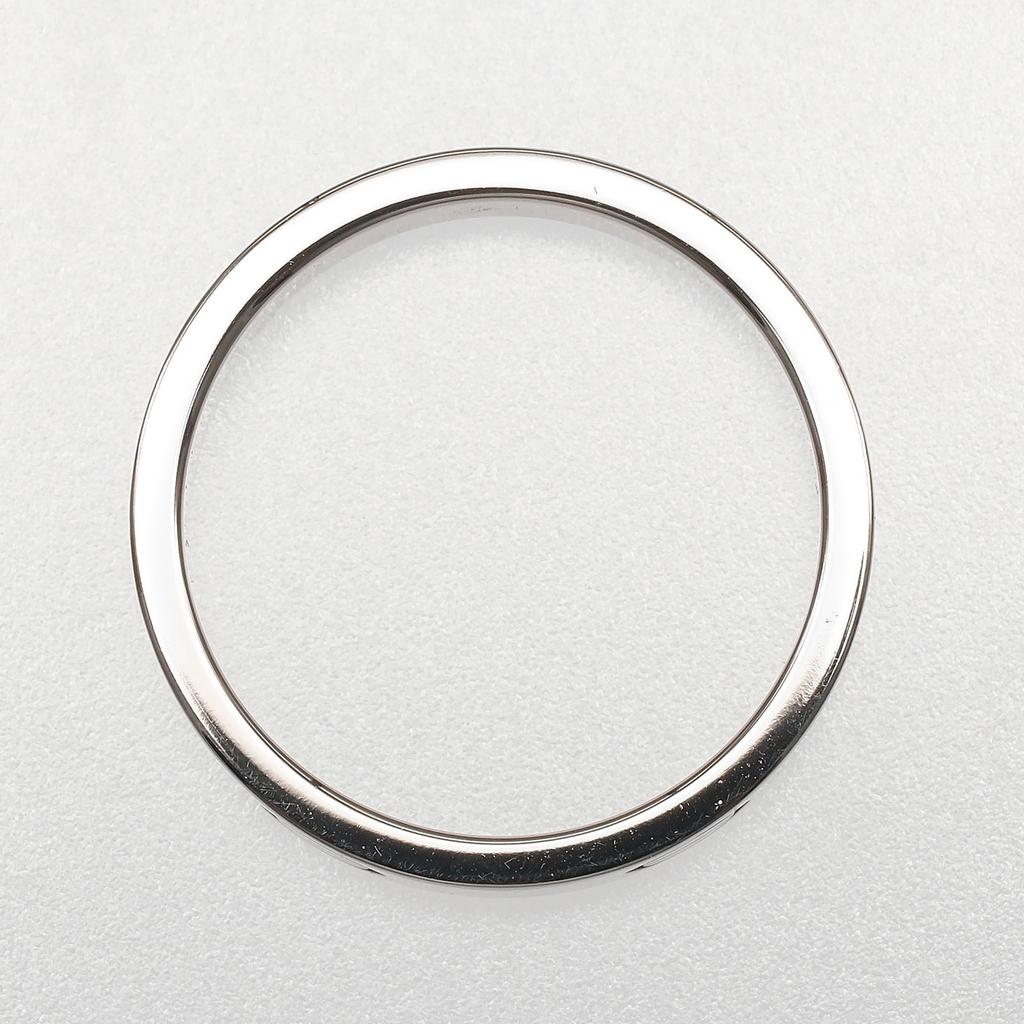 CARTIER Love Classic Model Ring K18 white gold #6.6(US Size) 7.35g Women Used
