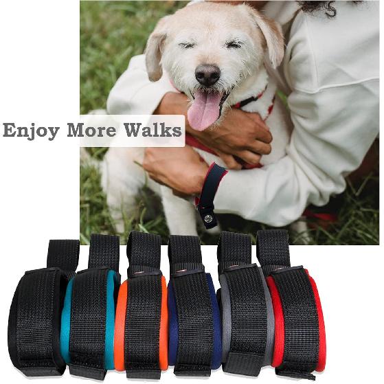 Hands Free Adjustable Wrist Strap,Suitable for Any Dog Leashes with Adopts Design,Soft and Comfortable Diving Fabric Wrist Strap for Retractable Dog