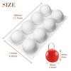FUNSHOWCASE Silicone Molds - Truffle, Chocolate, Sweets, Cake, Mousse, Spherical, Semicircular (8 pieces included)