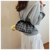 Lotus Leaf Design Cloud Bag Niche Pleated Chain Bag Clip Single Shoulder Messenger Bag Underarm Bag