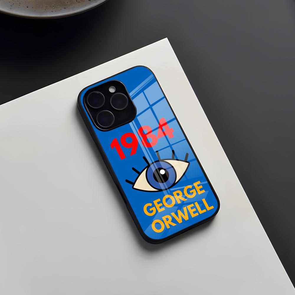 1984 George Orwell Phone Case For IPhone 17 Pro Max 16 15 14 Pro Max 13 11 X Xs Xr 8 7Plus Glass Cover