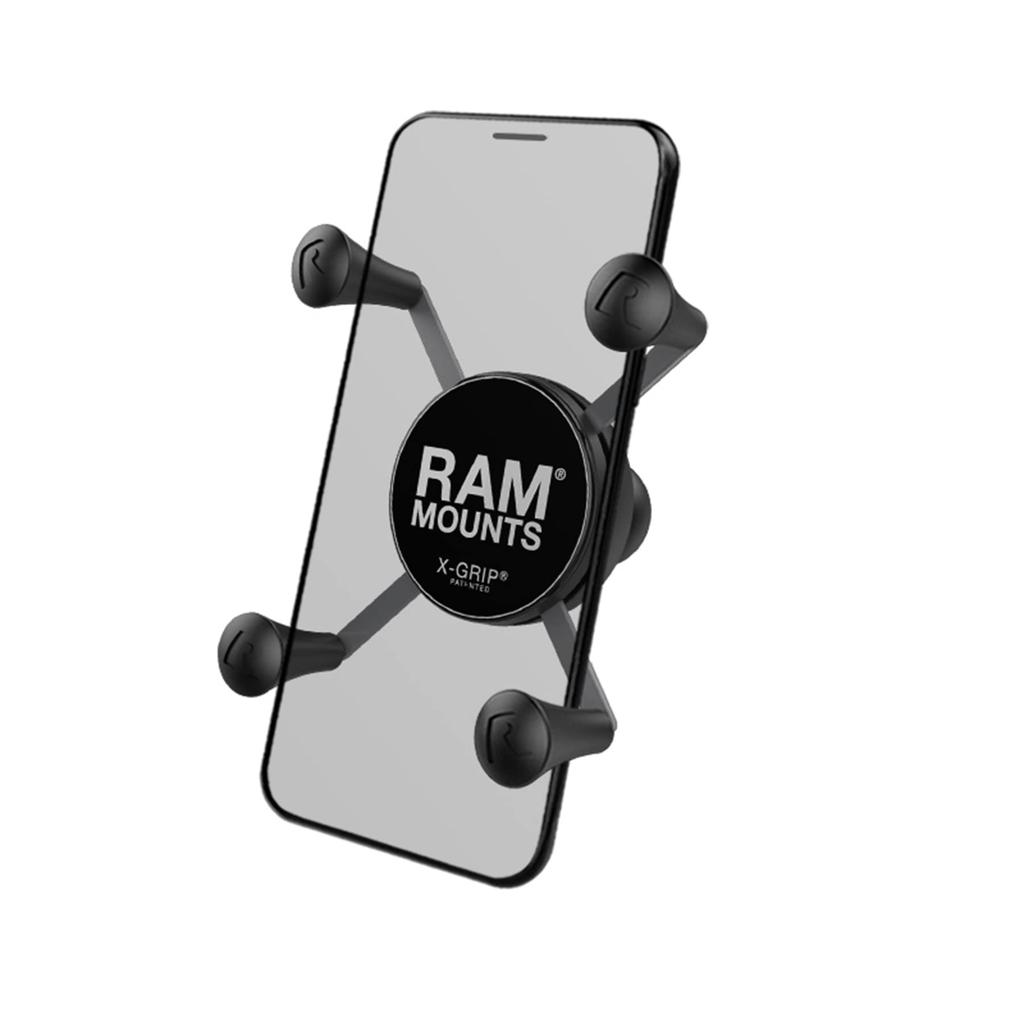 RAM MOUNTS Smartphone Holder for and More X-Grip (1.0"), 1-inch, Motorcycles, Bicycles, GoPros, Smartphones, Cars, (RAM-HOL-UN7BU)
