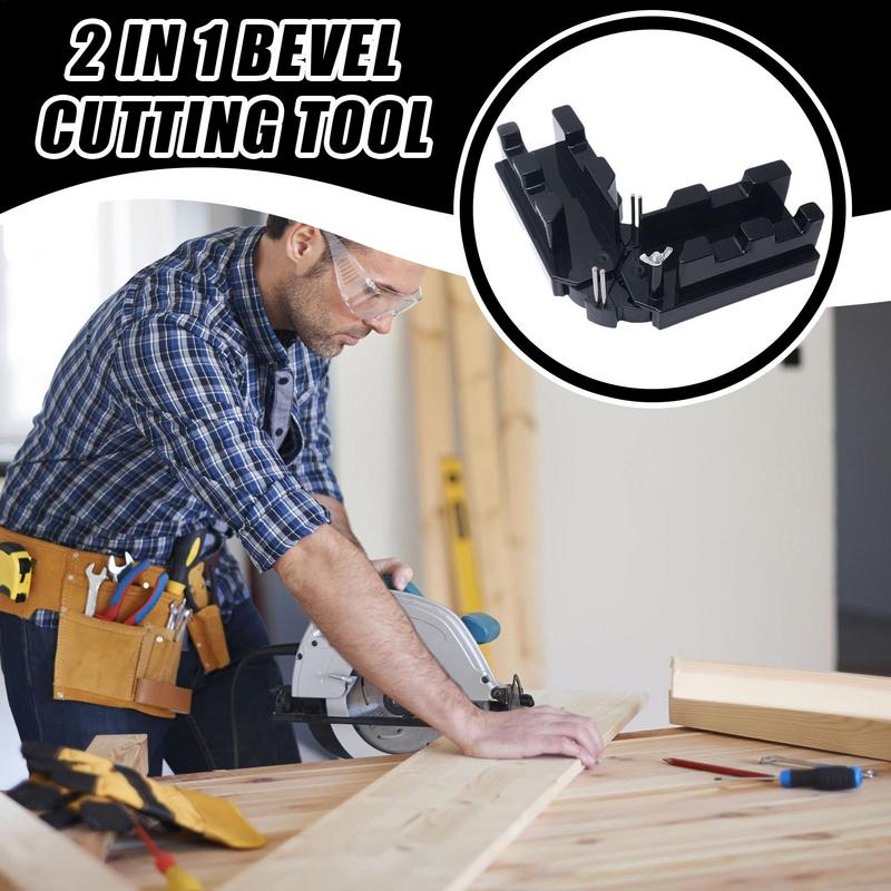 Mitre Measuring Cutting Tool 2-in-1 Bevel Gauge And Mitre Box Anti-Slip Bevel Gauge And Miter Box For Woodworking And Carpentry