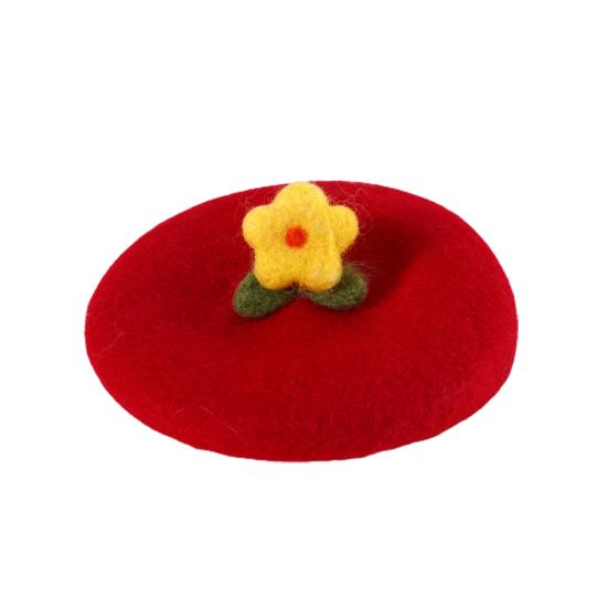 

Головной убор для питомца Тонкая работа Милый Элегантный Мягкий Очаровательный Наряд Шерсть Милый жёлтый