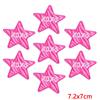 10PCS Wholesale Pink Bow Crown Lips Embroidery Patches For Clothing DIY Thermoadhesive Patches On Clothes Iron On Patch Backpack