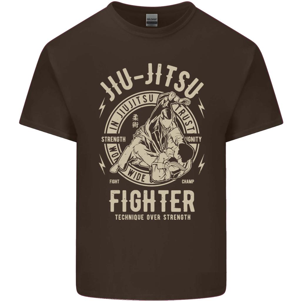 Jiu Jitsu Fighter Mixed Martial Arts MMA Unisexs Light Cotton TShirt
