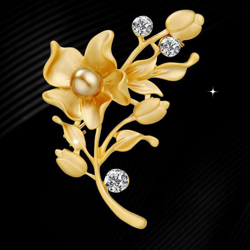 Elegant Luxury Brooch: Versatile and Exquisite Pin for Suit Jackets - Japanese and Korean Inspired Design