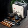 Ceramic goods kiln change portable travel tea set business company gift
