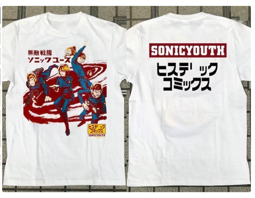 1992 Sonic Youth The Hysteric Astronaut Japan Tour T-Shirt